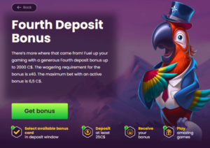 bizzo casino 4th deposit bonus