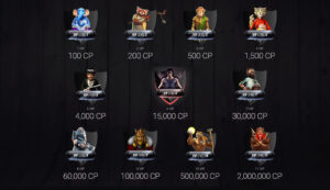 CasinoChan VIP levels and required points