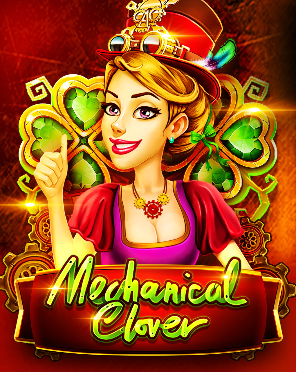 Mechanical Clover slot title image by Bgaming Mechanical Clover slot title image by Bgaming
