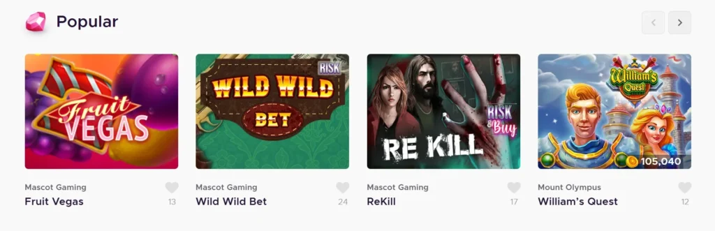 spigo popular games